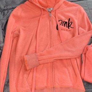 pink victoria secret matching set